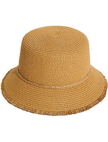 Chapeau cloche de plage flexible pamela