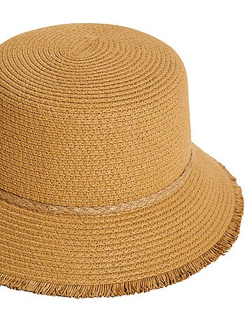 Chapeau cloche de plage flexible pamela