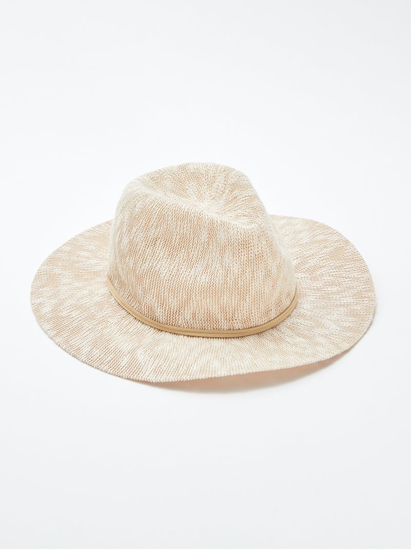 Chapeau de paille BEIGE - Kiabi