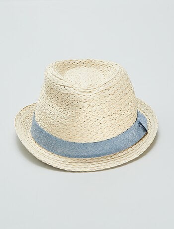 Bonnet Polaire GAP Enfant – Noir Et Bleu Et Blanc – Taille S/M