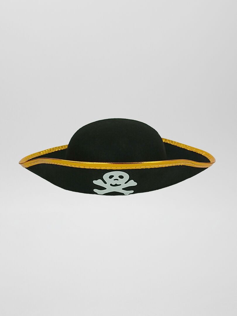 Chapeau de pirate - Déguisement noir - Kiabi