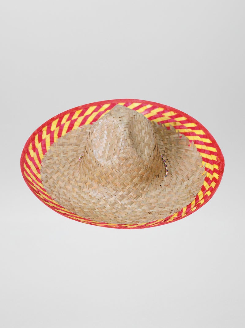 Chapeau en paille Beige - Kiabi