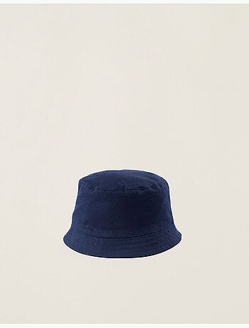 Chapeau en Sergé avec Bandes Latérales