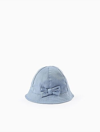 Chapeau en sergé avec nœud