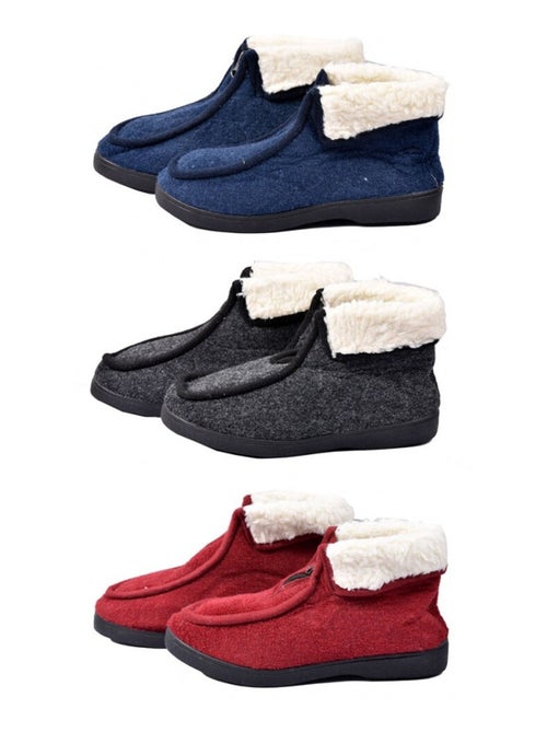 Charentaise femme pantoufle premium - Kiabi Charentaise femme pantoufle premium - Kiabi