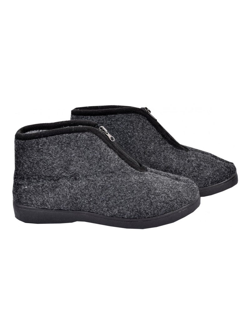 CHARENTAISE Femme Pantoufle PREMIUM Noir - Kiabi