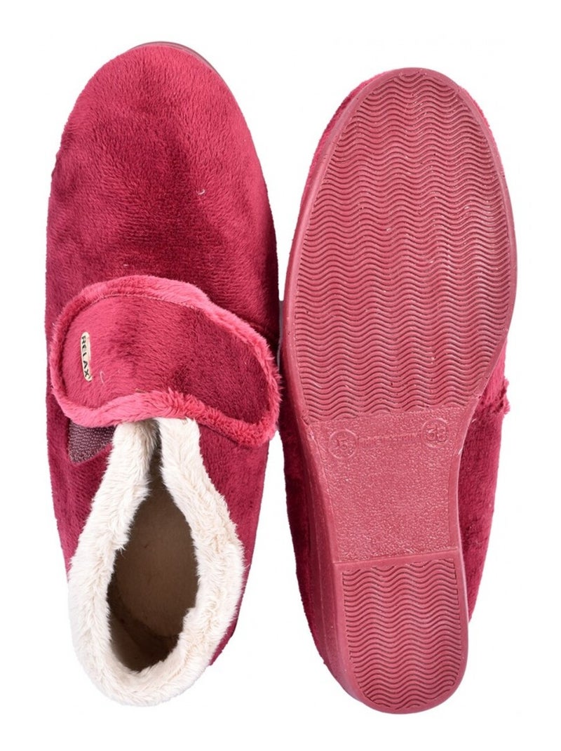 Charentaise Femme PREMIUM SCRATCH Bordeaux - Kiabi