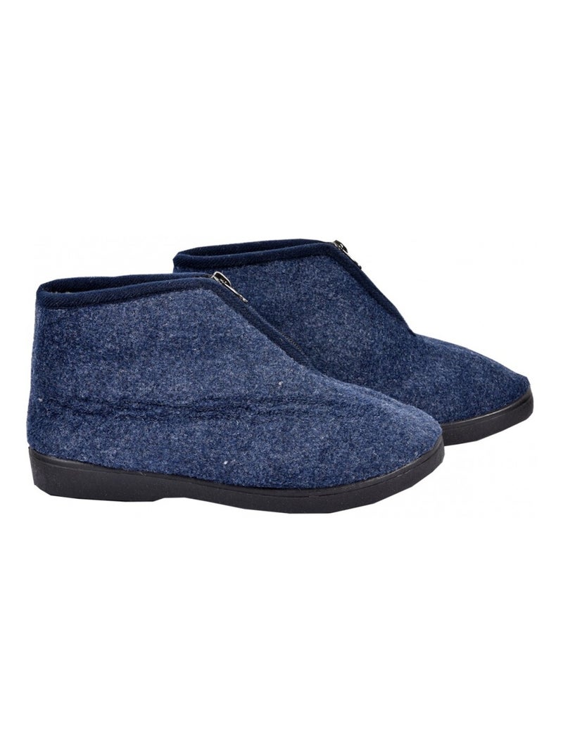 CHARENTAISE Homme Pantoufle PREMIUM Bleu marine - Kiabi