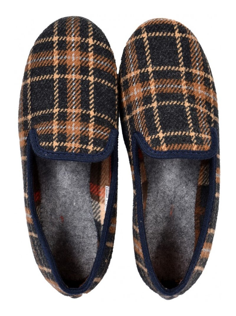 Charentaise homme pantoufle premium Bleu marine - Kiabi