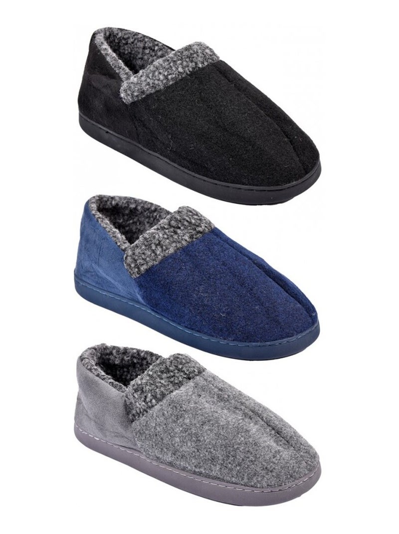 CHARENTAISE Homme Pantoufle PREMIUM Gris - Kiabi