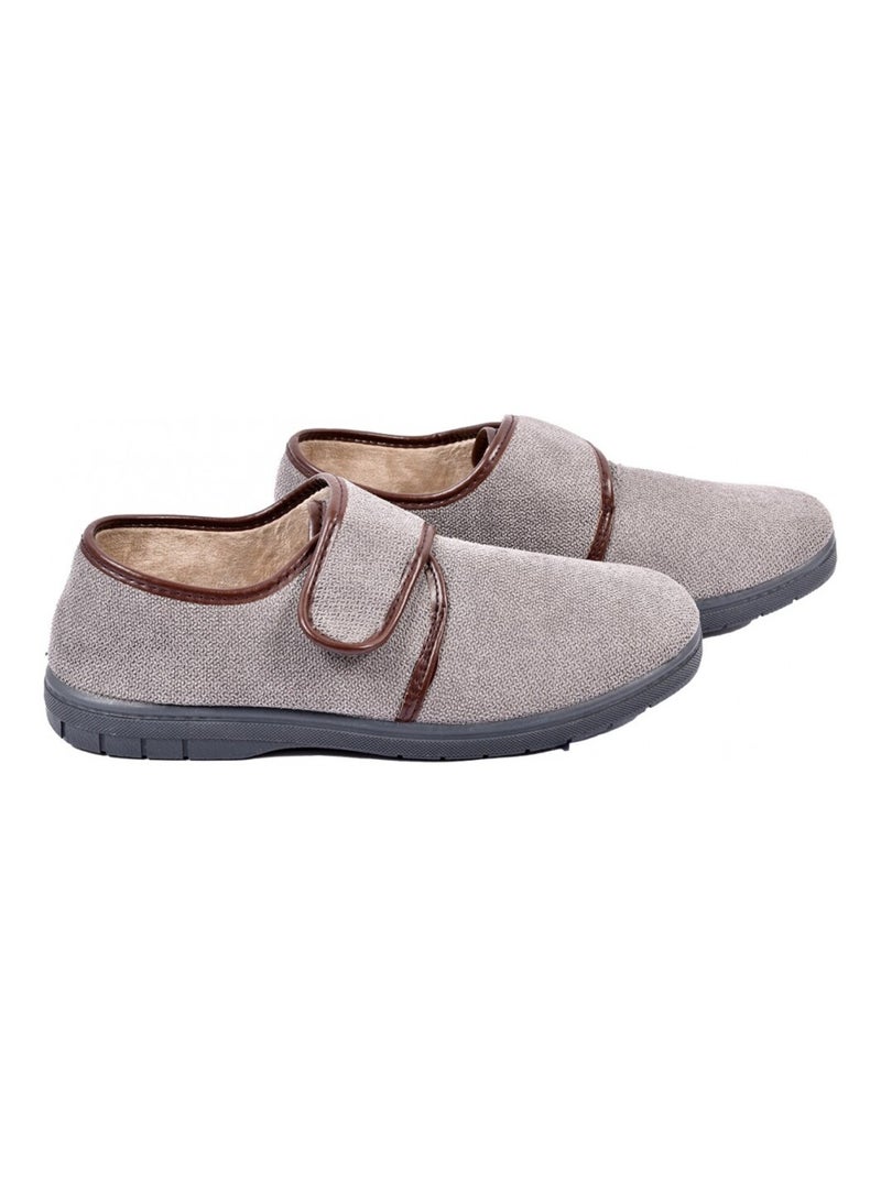 CHARENTAISE Homme Pantoufle PREMIUM Gris - Kiabi