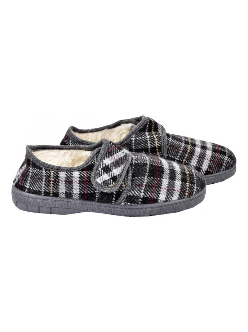 Charentaise homme pantoufle premium Gris - Kiabi