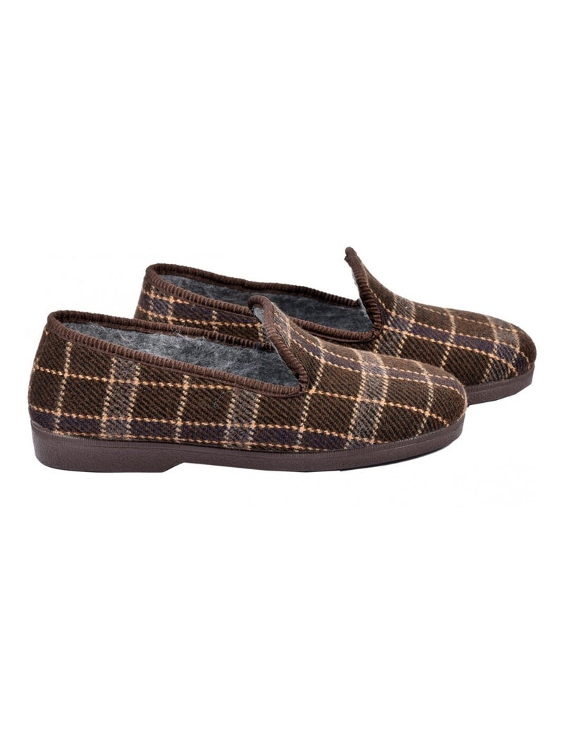 Charentaise homme pantoufle premium Marron - Kiabi