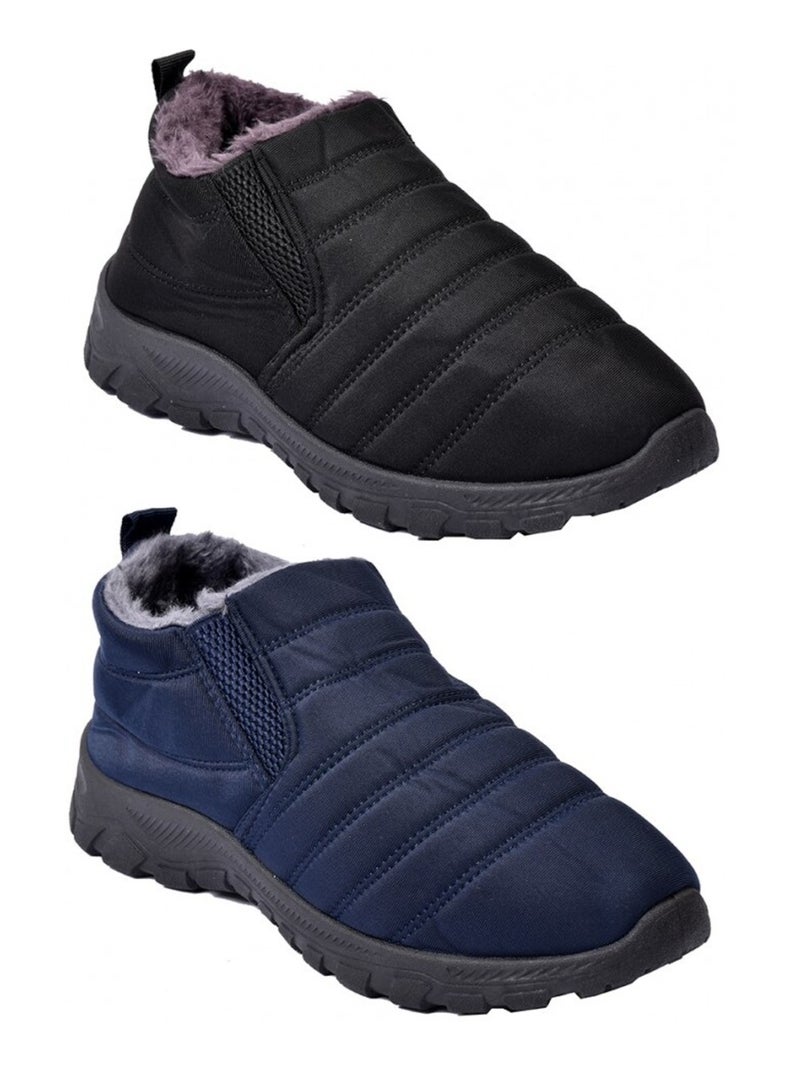 Charentaise homme pantoufle premium Noir - Kiabi
