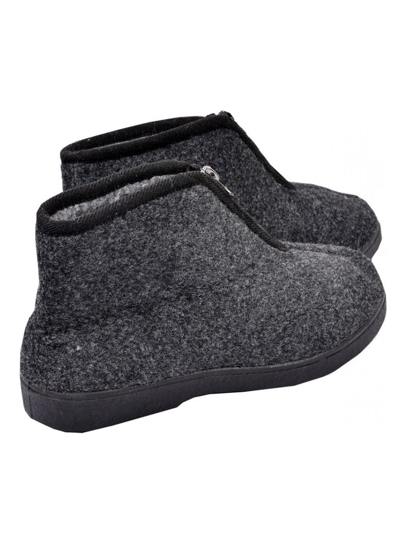 CHARENTAISE Homme Pantoufle PREMIUM Noir - Kiabi