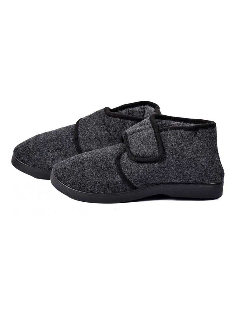 Charentaise homme pantoufle premium Noir - Kiabi
