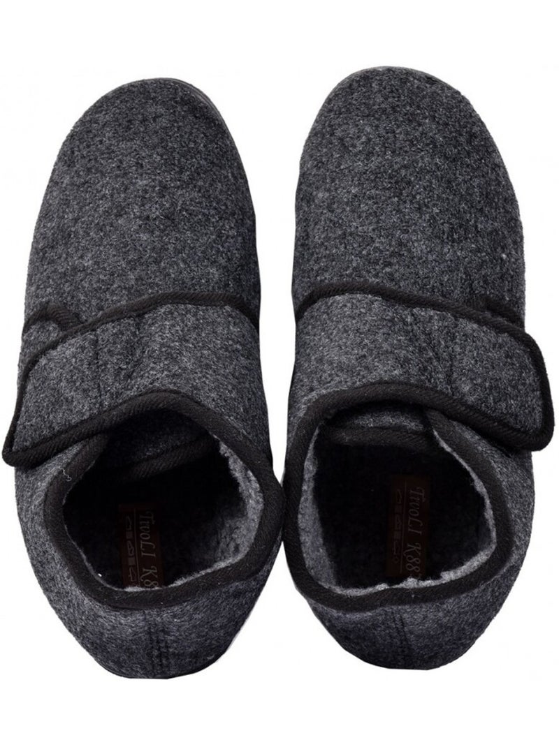 Charentaise homme pantoufle premium Noir - Kiabi