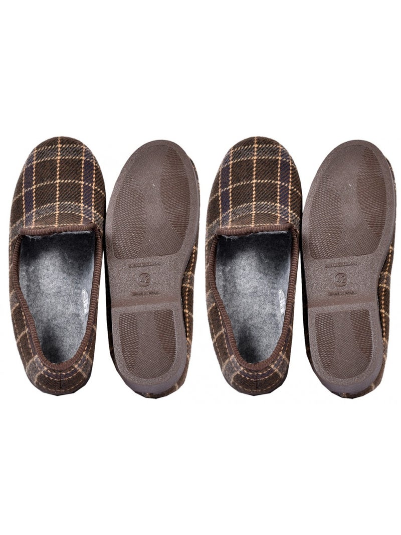 Charentaise homme pantoufle premium  pack de 2 Multicolore - Kiabi