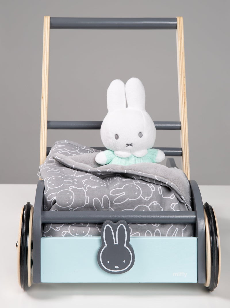 Chariot de marche en bois à vitesse ajustable miffy® - ROBA Gris Vert clair Blanc - Kiabi