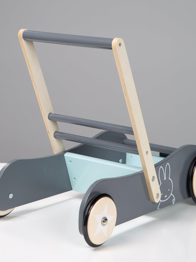 Chariot de marche en bois à vitesse ajustable miffy® - ROBA Gris Vert clair Blanc - Kiabi