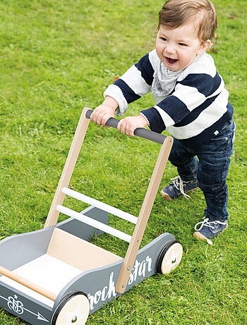Chariot de marche en bois à vitesse ajustable 'Rock Star Baby 3' ROBA
