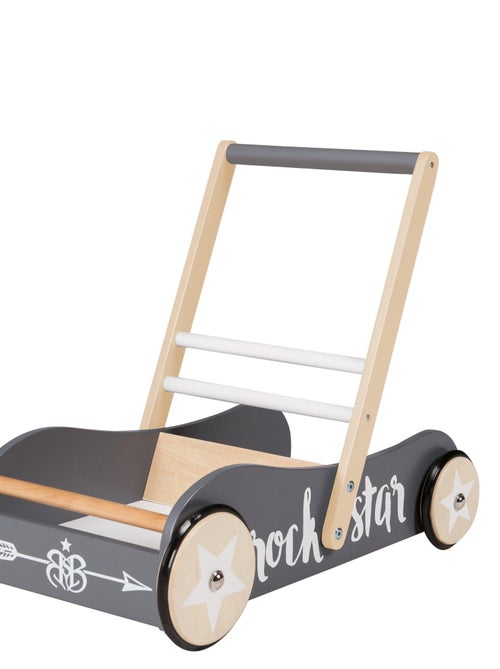 Chariot de marche en bois à vitesse ajustable 'Rock Star Baby 3' ROBA - Kiabi