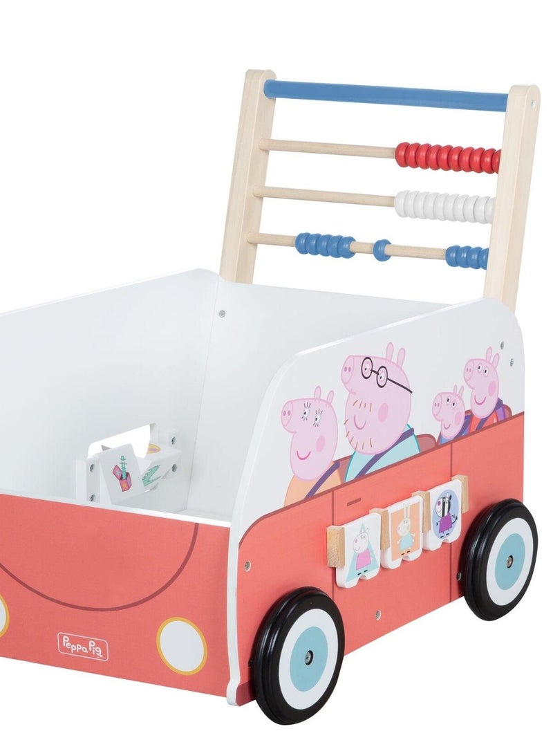 Chariot de marche multi-activités Peppa Pig ROBA Blanc Rose - Kiabi