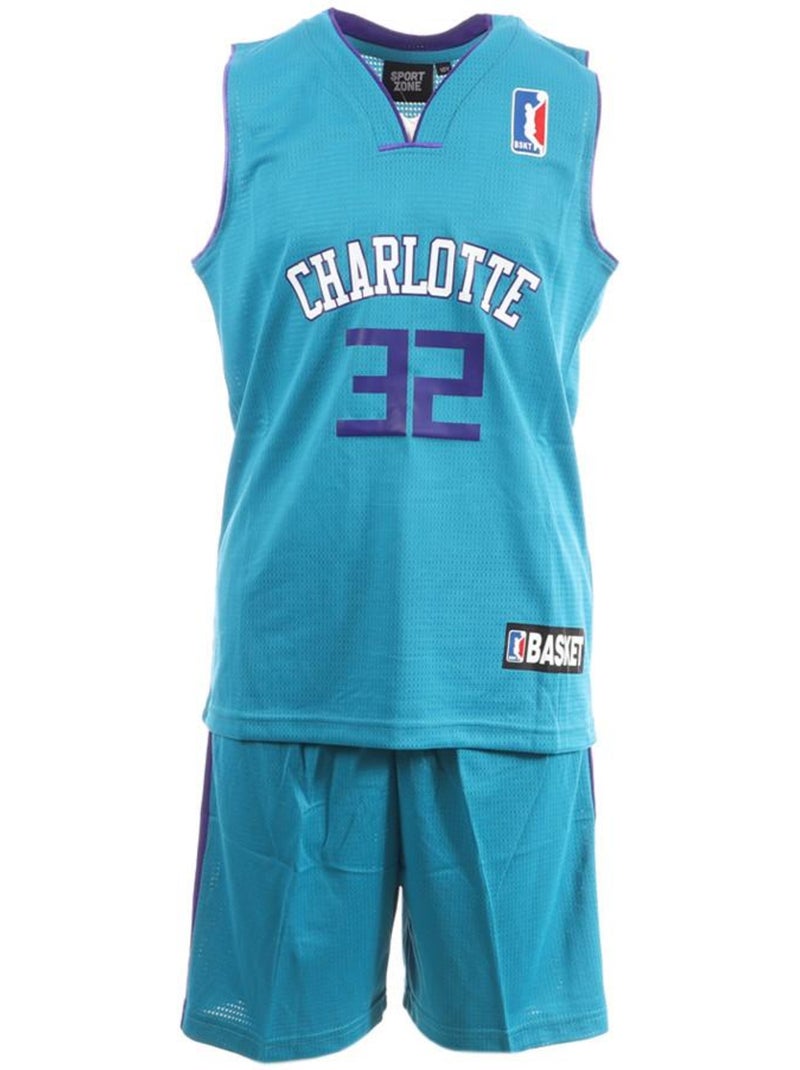 Charlotte Basketbalset Blauw/Wit Kinderen Sport Zone Blauw - Kiabi
