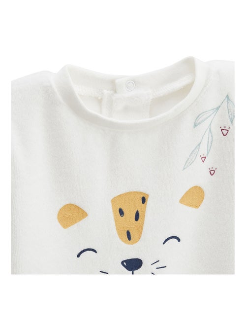 Charly 2-delige velours pyjamaset voor kinderen - Kiabi