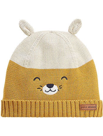 Charly gebreide kindermuts, wanten en nekwarmer set