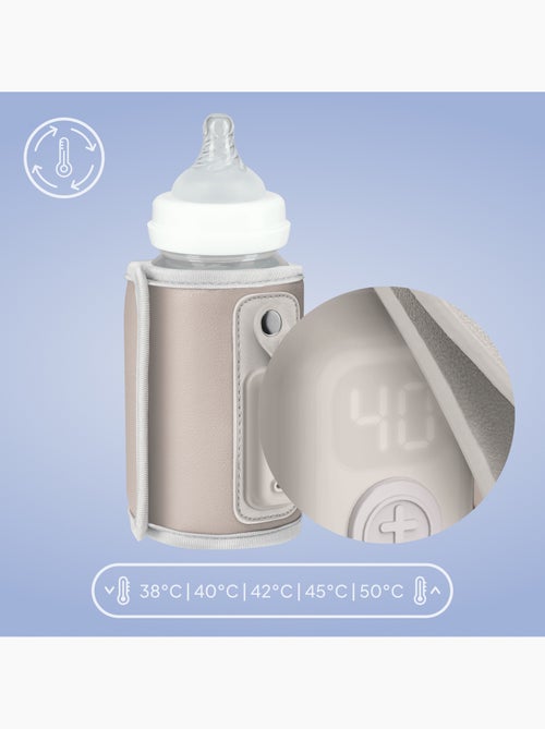 Chauffe-biberon portable LIONELO Thermup Go - USB - Température jusqu'à 24h - Sans BPA - Kiabi