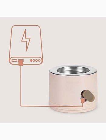 Chauffe-biberon sans fil LIONELO Thermup - 180ml - 90ml en 3 min - 37-50 °C - Adaptateurs universels