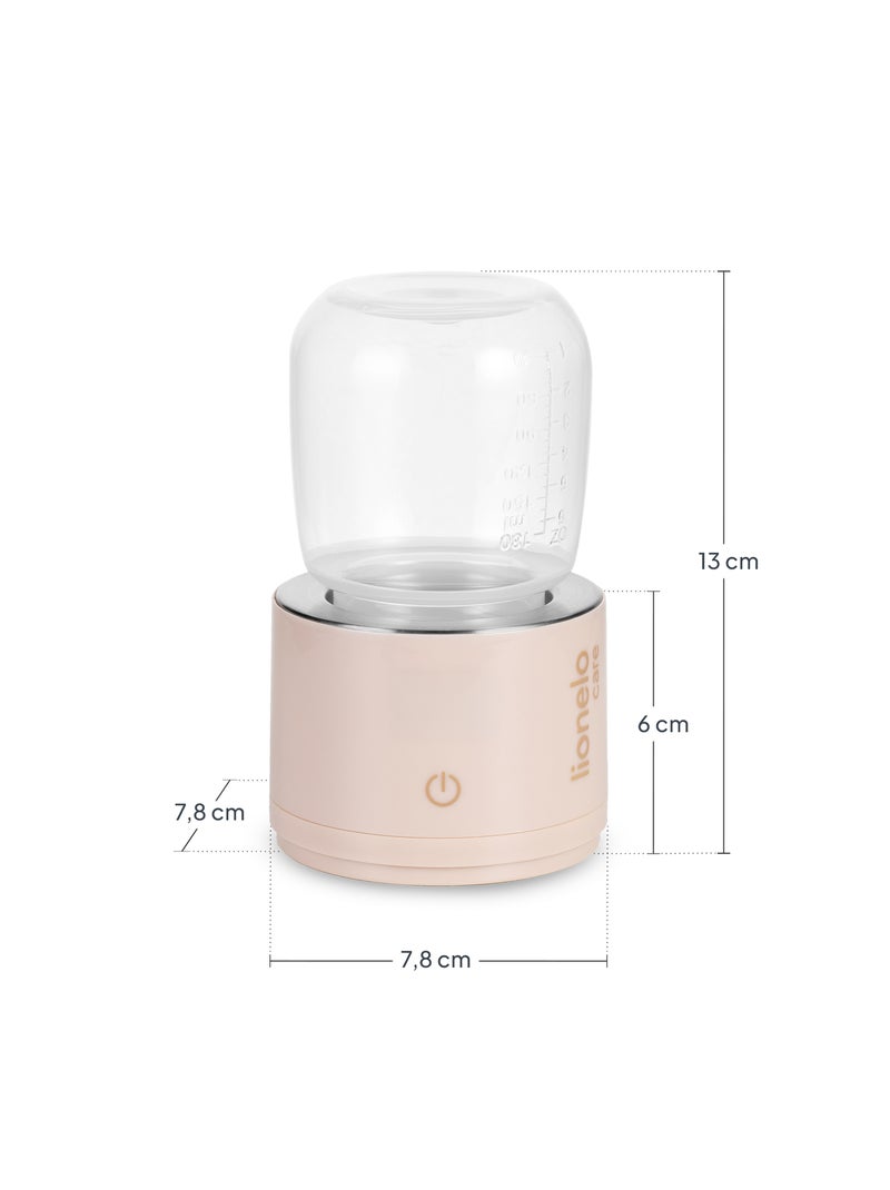 Chauffe-biberon sans fil LIONELO Thermup - 180ml - 90ml en 3 min - 37-50 °C - Adaptateurs universels Beige - Kiabi