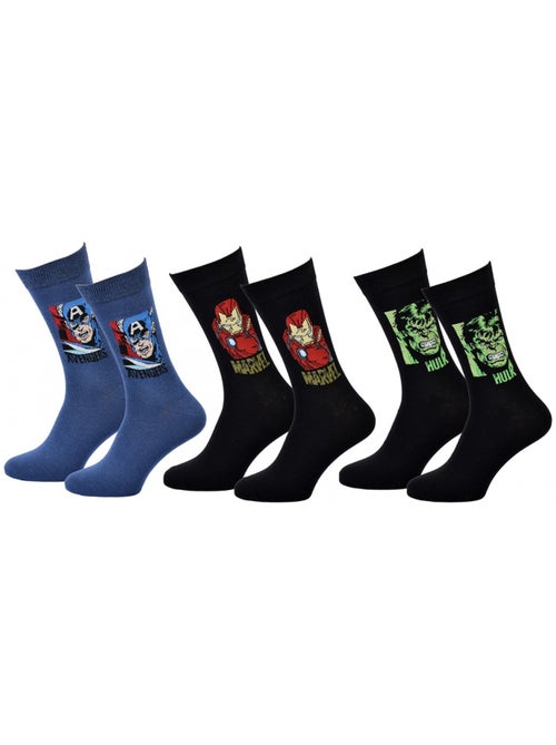 Chaussettes AVENGERS - Pack de 3 - Kiabi Chaussettes AVENGERS - Pack de 3 - Kiabi