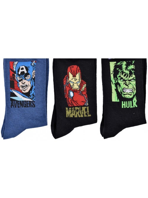 Chaussettes AVENGERS - Pack de 3 - Kiabi Chaussettes AVENGERS - Pack de 3 - Kiabi