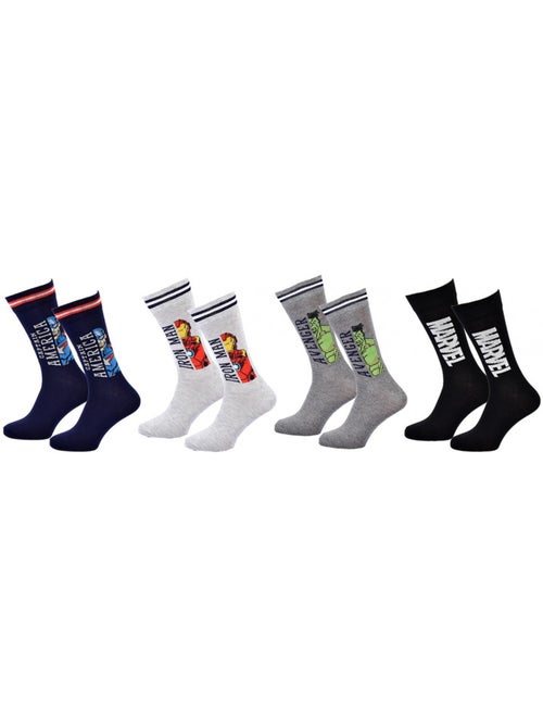 Chaussettes AVENGERS - Pack de 4 - Kiabi Chaussettes AVENGERS - Pack de 4 - Kiabi