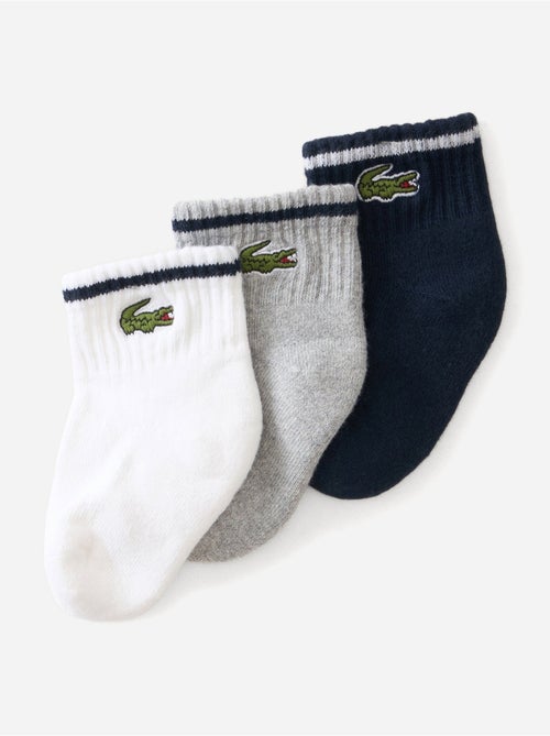 Chaussettes bébé lot de 3 - lacoste - Kiabi