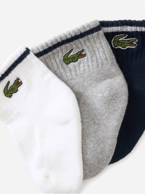 Chaussettes bébé lot de 3 - lacoste - Kiabi