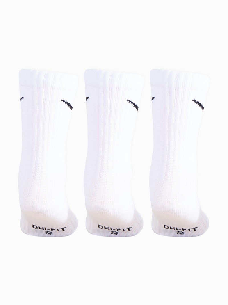 Chaussettes bicolore - Nike Blanc Noir - Kiabi