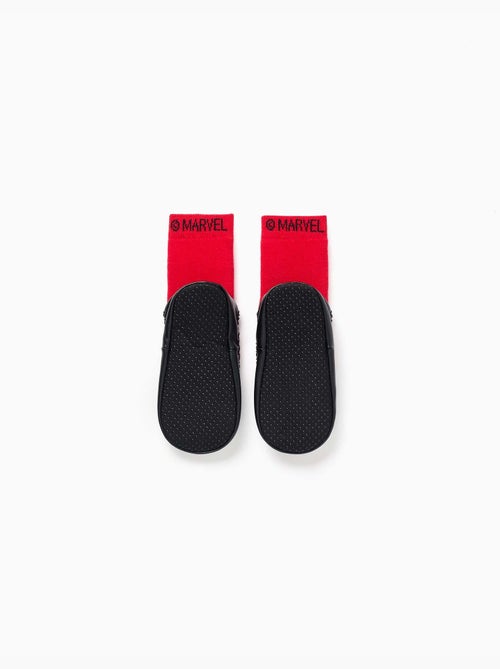 Chaussettes-chaussons avec semelle antidérapante et Spider-Man - Kiabi