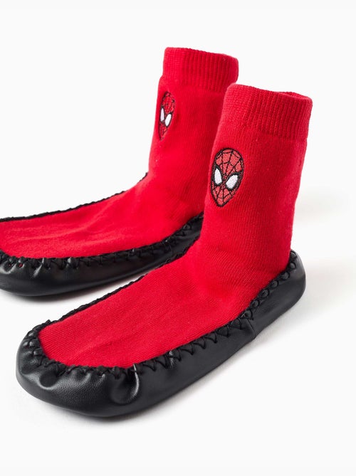 Chaussettes-chaussons avec semelle antidérapante et Spider-Man - Kiabi