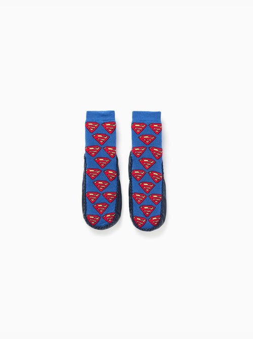 Chaussettes-chaussons avec semelle antidérapante et Superman - Kiabi