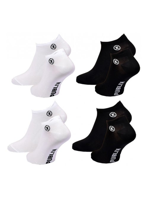 Chaussettes Courtes femme NO PUBLIK - Pack de 4 - Kiabi Chaussettes Courtes femme NO PUBLIK - Pack de 4 - Kiabi