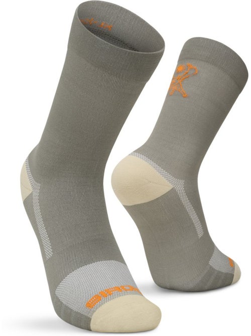 Chaussettes cyclotourisme mi-mollet cyclisme homme et femme st1 - Kiabi