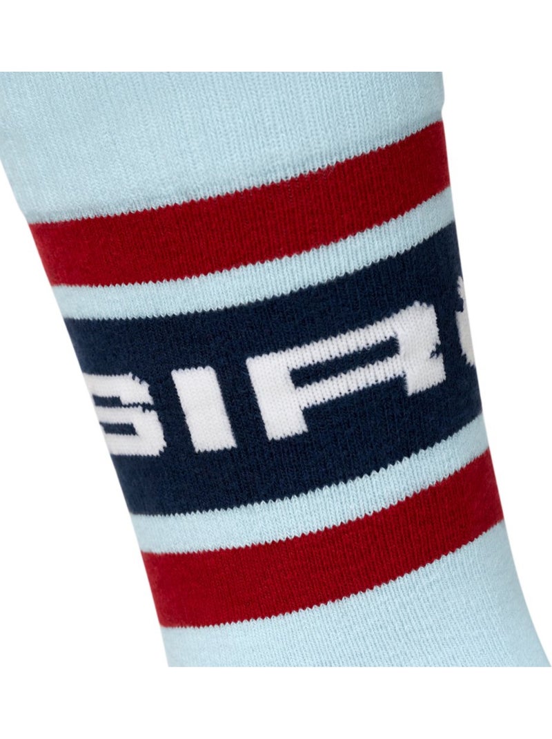 Chaussettes de ski rétro homme et femme albulapass light Bleu - Kiabi