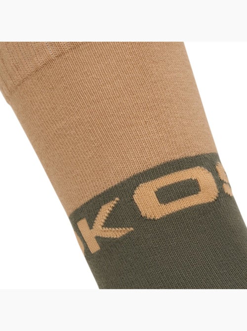 Chaussettes de snowboard homme et femme fuji olive - Kiabi