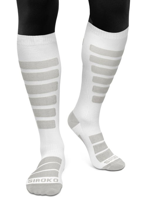 Chaussettes de snowboard sports d'hiver homme et femme aoraki - Kiabi