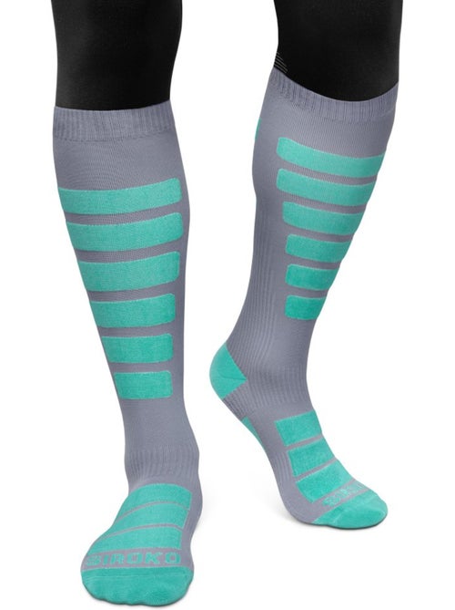 Chaussettes de snowboard sports d'hiver homme et femme aoraki crevasse - Kiabi