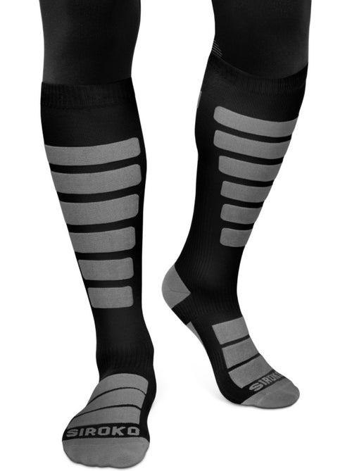 Chaussettes de snowboard sports d'hiver homme et femme aoraki - Kiabi