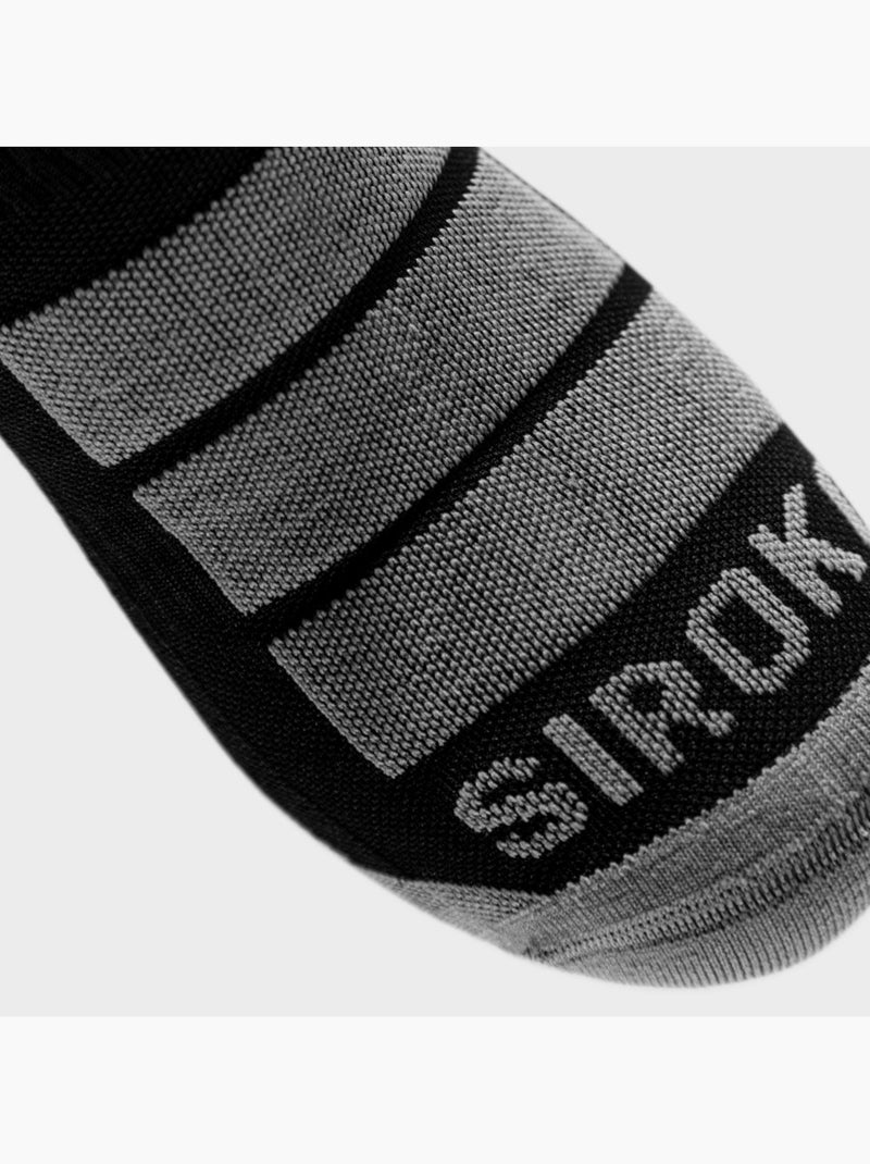 Chaussettes de snowboard sports d'hiver homme et femme aoraki Noir - Kiabi